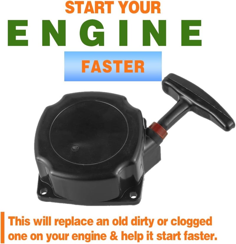 BOSHCHEN Upgraded 63022 Starter Recoil by - for 52cc 2HP Harbor Freight Predator Earth Auger Quake MC43 52CC 2HP - Pack of 2 - Image 5